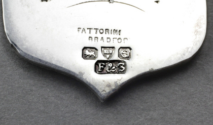  Antique Gold and Silver Fob Medallion - EPRFU Cup, 1904